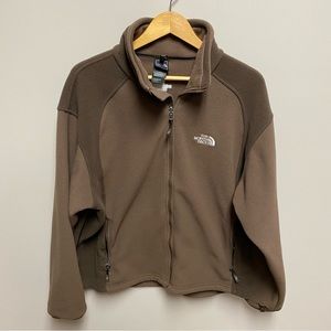 The North Face Brown Full Zip Fleece Jacket